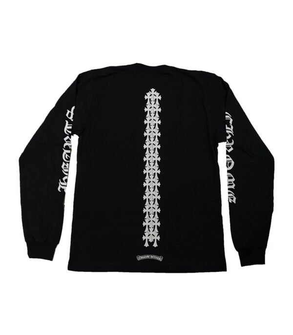 Chrome Hearts Cemetery Cross Tire Tracks L/S Sweatshirt