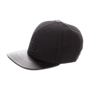 black Chrome Hearts hat