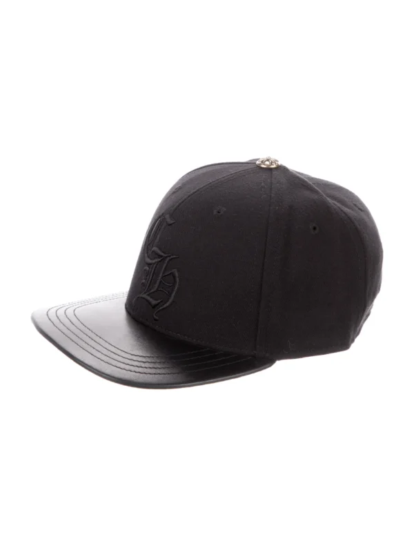 black Chrome Hearts hat